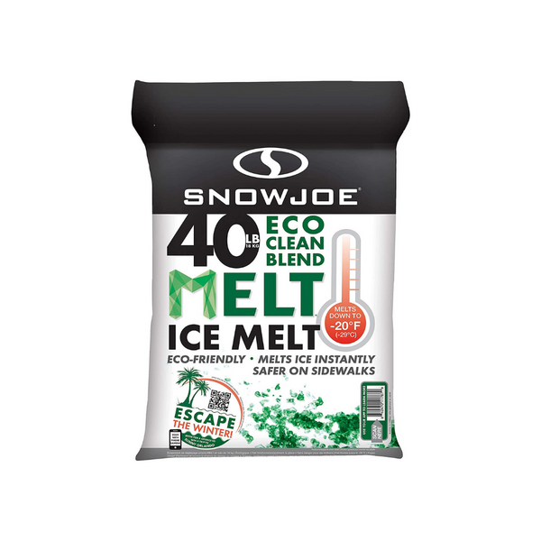 Mezcla de hielo limpio para derretir Snow Joe de 40 libras