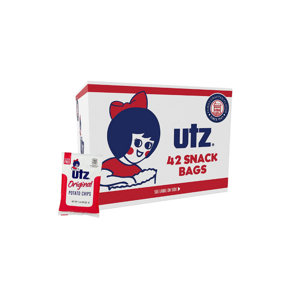 42 Bags of Utz Original Potato Chips