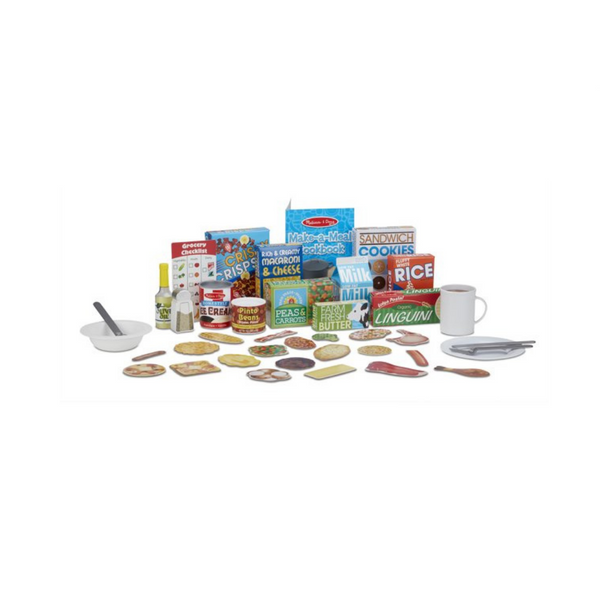 52-Piece Melissa & Doug Deluxe Kitchen Cooking & Play Food Set