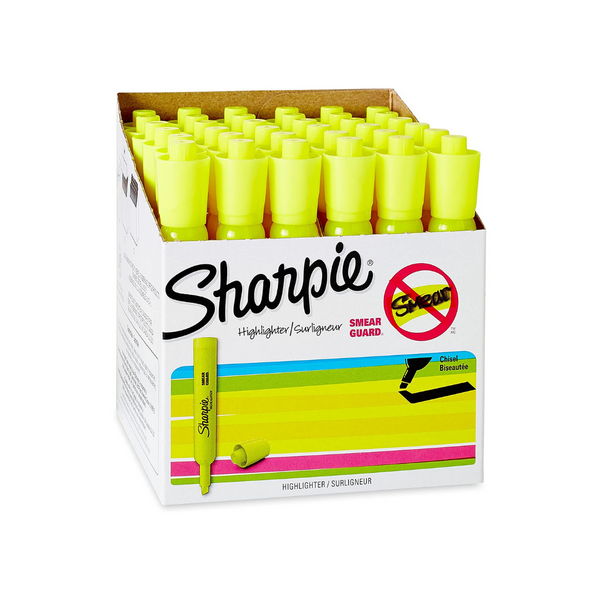 36 Sharpie Yellow Highlighters