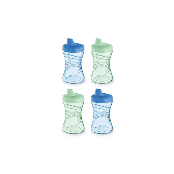 4 NUK Fun Grips Hard Spout Sippy Cups