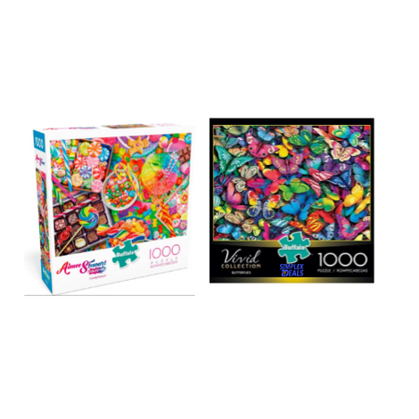 2-Pack Buffalo Games 1000 Piece Jigsaw Puzzle