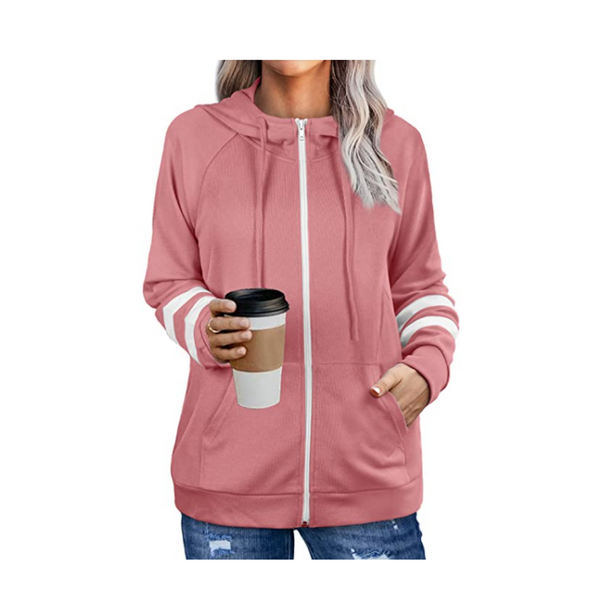 Womens Full Zip Up Hoodies (7 Colors)