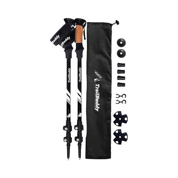 TrailBuddy Trekking Poles - Adjustable Hiking Poles