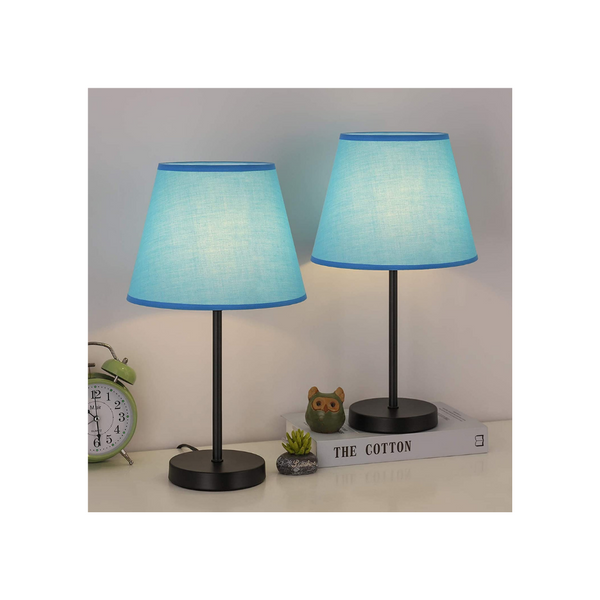 Set of 2 Bedside Table Lamps