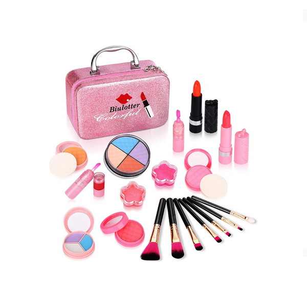 Kit de maquillaje infantil de 21 piezas para niñas