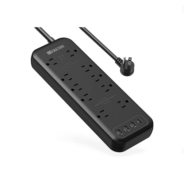 10 Outlets & 3 USB Ports & 1 USB-C Port Surge Protector