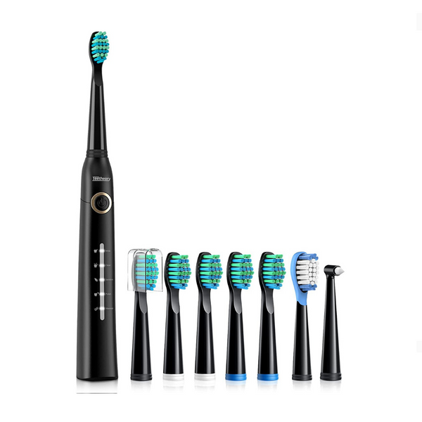 Electric Toothbrush With 8 Brush Heads