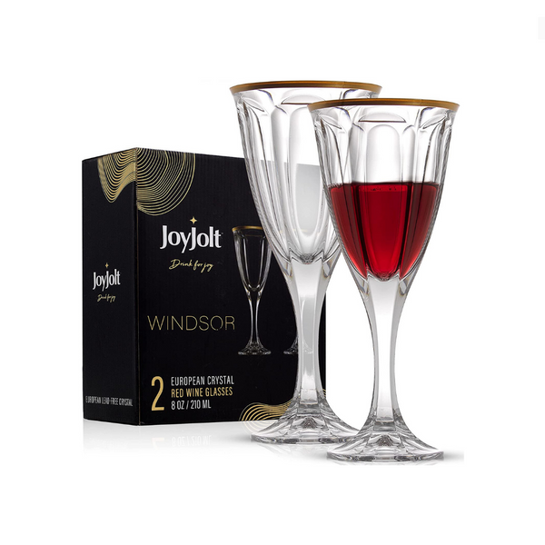 Set of 2 Red, White Wine And Champagne Glasses On Sale