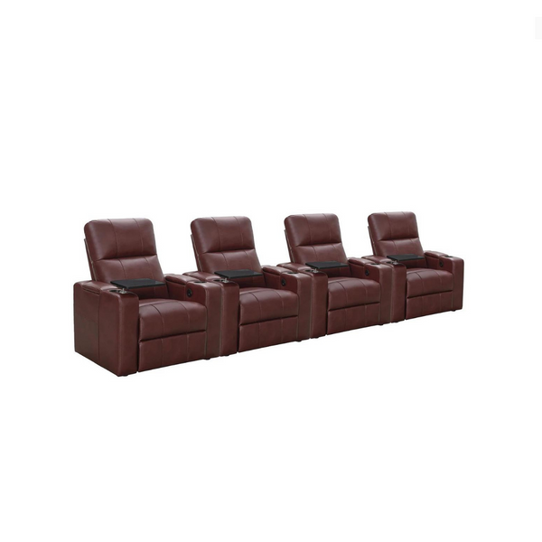 Set of 1, 2, 3 Or 4 Thomas Power Faux Leather Recliners