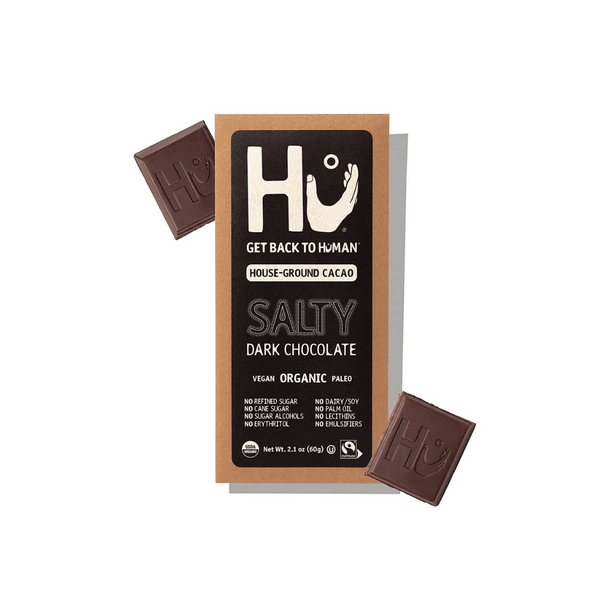 4 Pack Of Hu Salty Dark Chocolate Bars