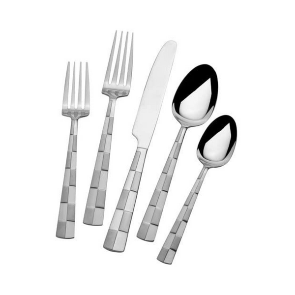 International Silver Stainless Steel Flatware, 20-Piece Set, Service