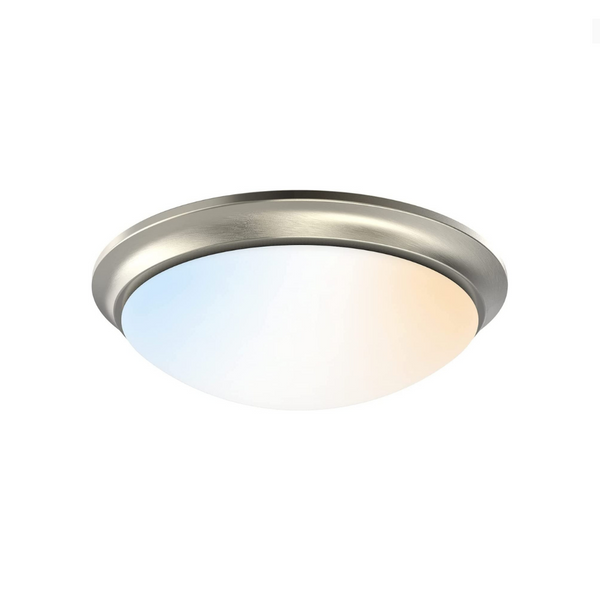 Brushed Nickel Frosted LED Ceiling Light