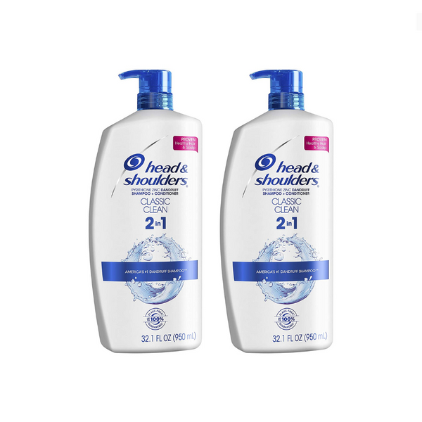 2 Big Bottles of Head and Shoulders Shampoo and Conditioner