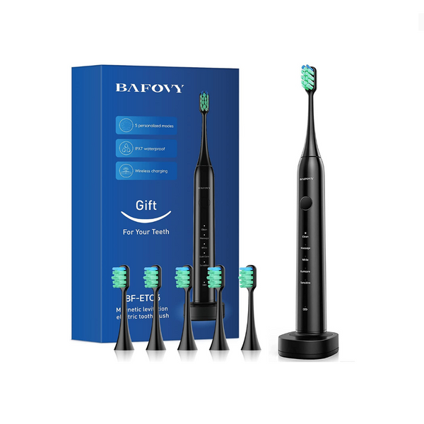 Sonic Electric Toothbrush With 6 Brush Heads