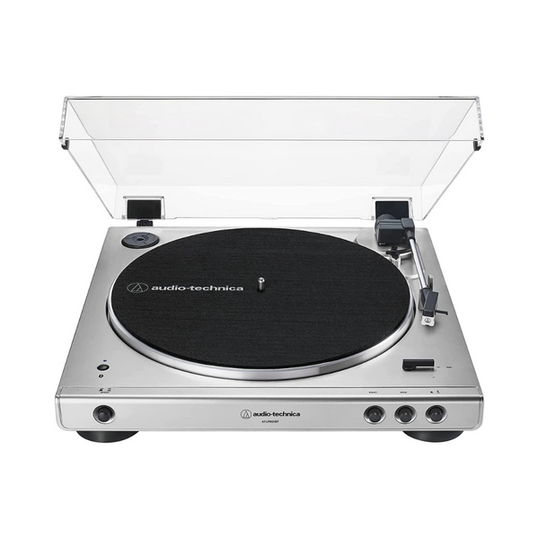 Audio-Technica AT-LP60XBT-SV Tocadiscos estéreo con transmisión por correa y Bluetooth totalmente automático