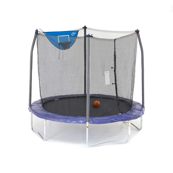 8-Foot Jump N’ Dunk Trampoline with Enclosure Net