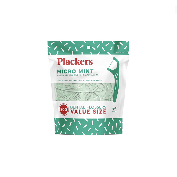 300 Count Plackers Micro Mint Dental Flossers