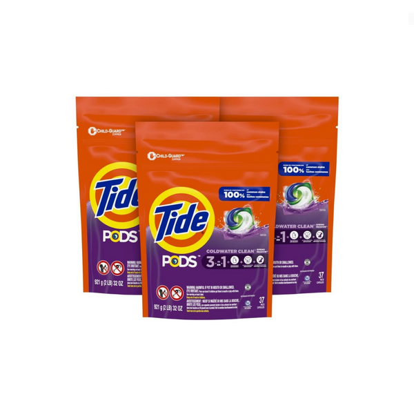 111 Tide PODS Detergente para ropa Spring Meadow HE Compatible