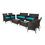 8 Piece Outdoor Cushion Patio Set