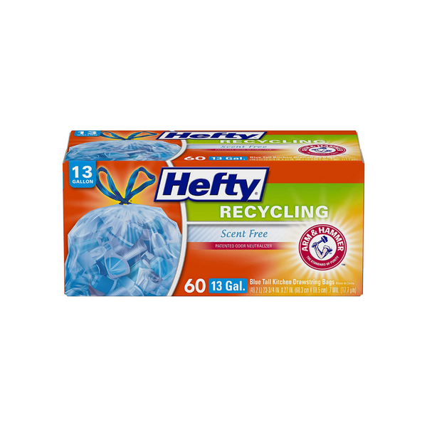 180 Hefty Recycling 13 Gallon Trash Bags