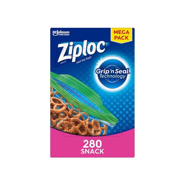 280 bolsas Ziploc para refrigerios