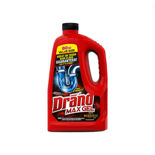 Limpiador y eliminador de obstrucciones de drenaje en gel Drano Max