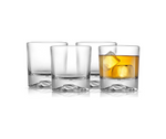 Juego de 4 vasos de whisky de cristal