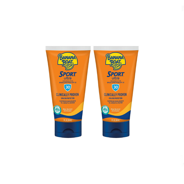 Paquete de 2 lociones de protección solar Banana Boat Sport Ultra SPF 30