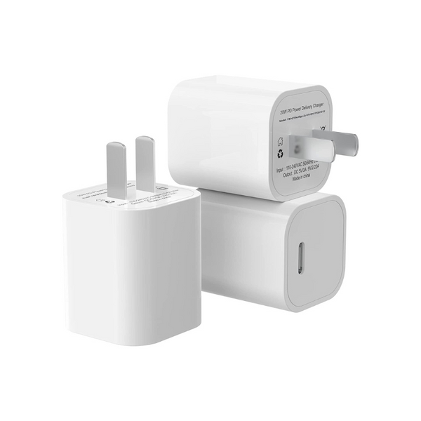 Pack de 3 cargadores rápidos para iPhone de 20W