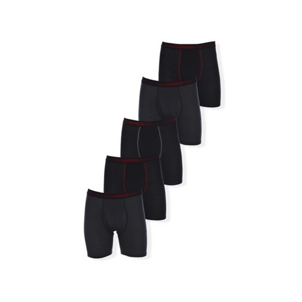 5 Hanes Men's Boxer Briefs