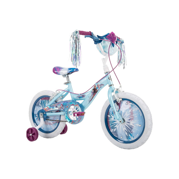 Bicicleta para niña Huffy Disney Frozen de 12 ″ con ruedas de entrenamiento