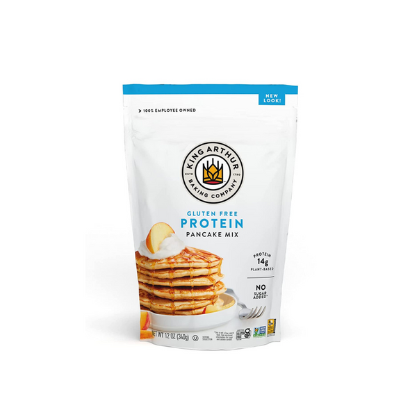 Mezcla de panqueques de proteína sin gluten King Arthur, bolsa de 12 oz