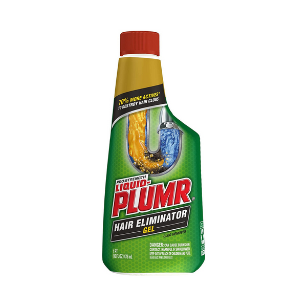 Liquid-Plumr Hair Clog Eliminator Limpiador de drenaje líquido, botella de 16 oz