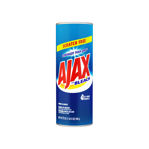 Limpiador en polvo multiuso Ajax con lejía, 21 oz