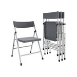 4 Cosco Kid's Pinch-Free Resin Folding Chairs