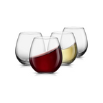 Set of 4 Stemless Wine Glasses