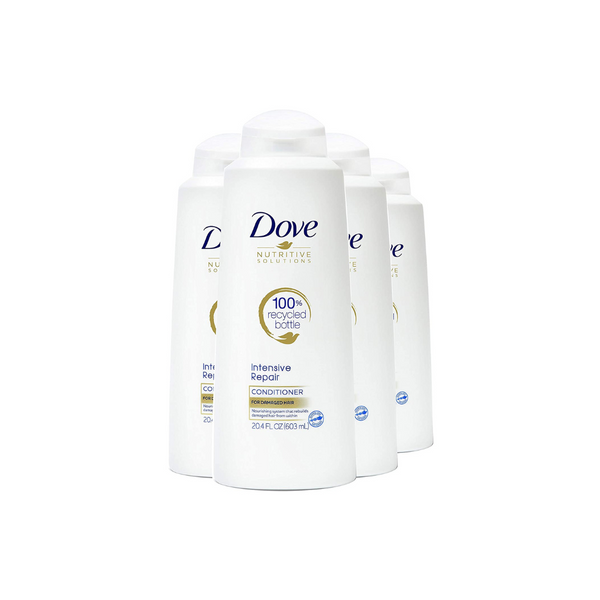 4 Bottles of Dove Nutritive Solutions Strengthening Conditioner