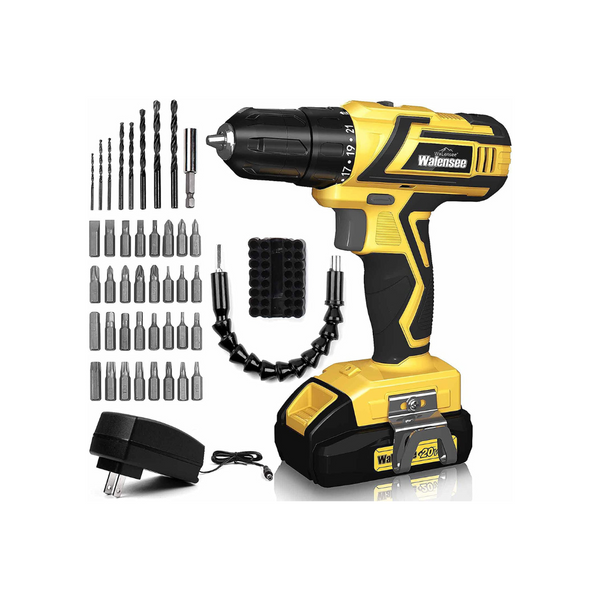 20V Cordless Drill Set With 32 Accessories