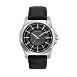 Bulova Precisionist Men's Leather Strap Watch