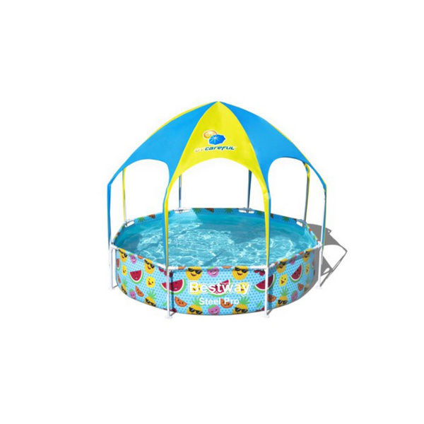 Splash-in-Shade Round Above Ground Pool Set