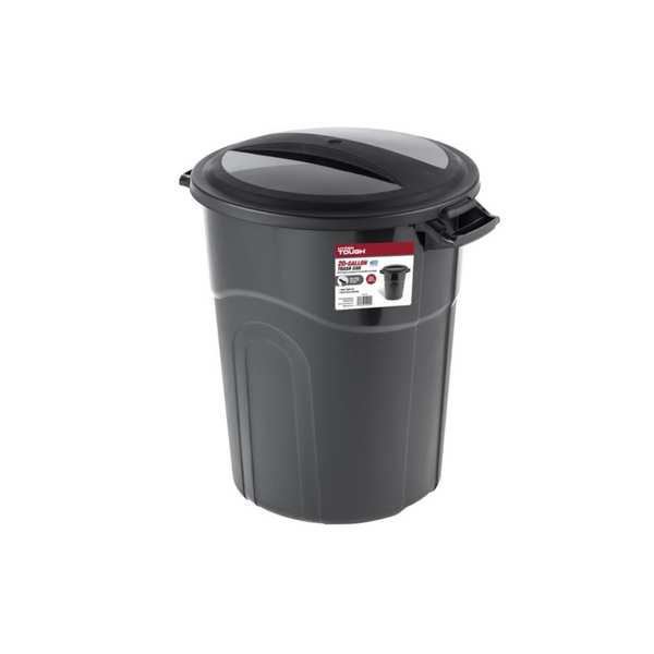 Hyper Tough 20 Gallon Injection Molded Trash Can