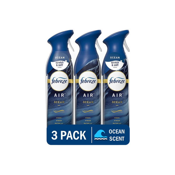 Pack of 3 Febreze Air Freshener Spray Bottles