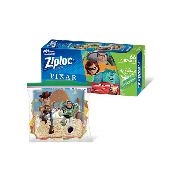 66 Ziploc Sandwich and Snack Bags