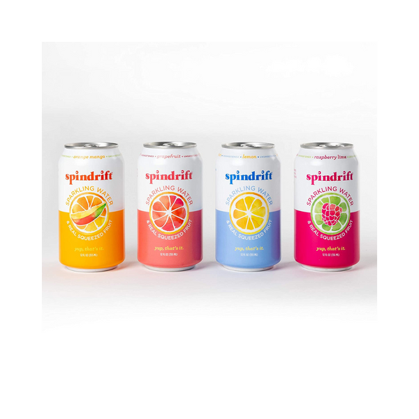 20 Spindrift Sparkling Water 4 Flavor Variety Pack
