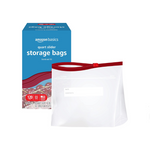 120 Amazon Basics Slider Quart Food Storage Bags