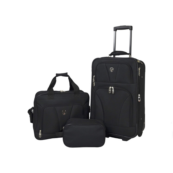 Travelers Club Bowman 3-Piece Expandable Luggage Set