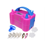 Electric Balloon Pump with Tying Tool, Clips and Tape