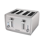 BLACK+DECKER 4-Slice Stainless Steel Toaster