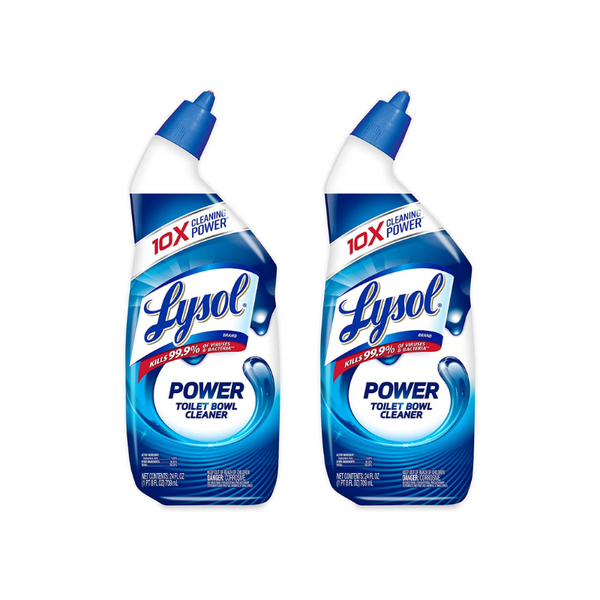 Pack of 2 Lysol Power Toilet Bowl Cleaners